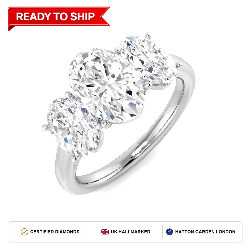 Lab grown diamond earring