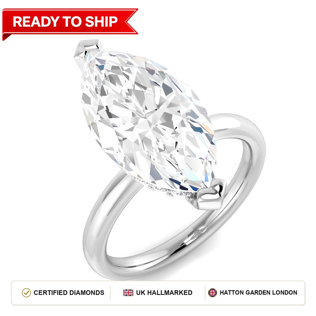 Lab grown diamond earring
