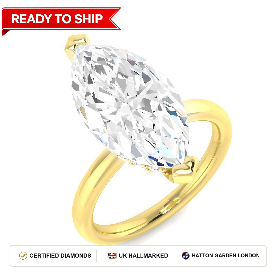 Lab grown diamond earring