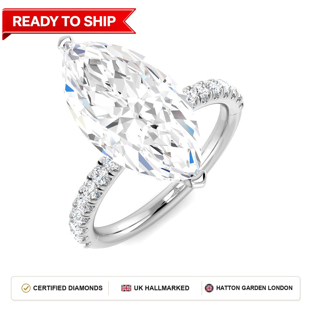 Lab grown diamond earring
