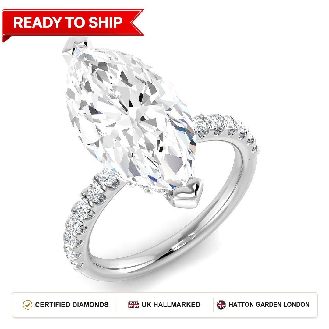 Lab grown diamond earring