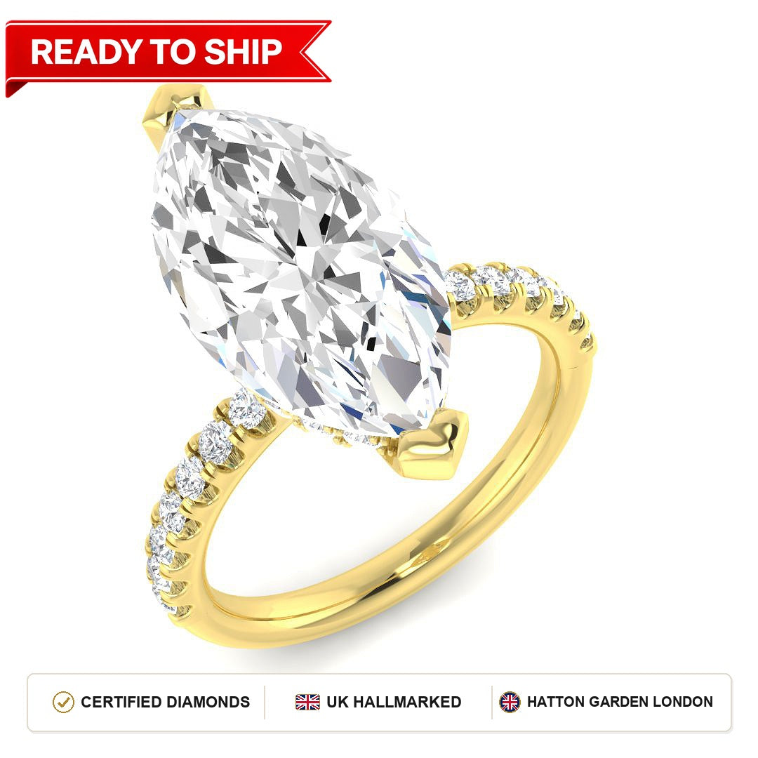 Lab grown diamond earring