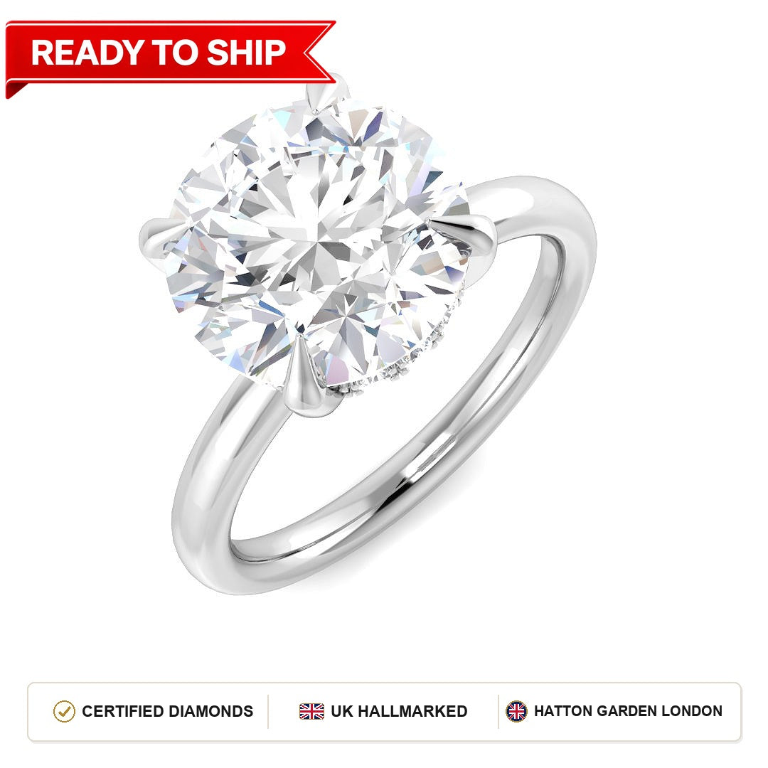 Lab grown diamond earring