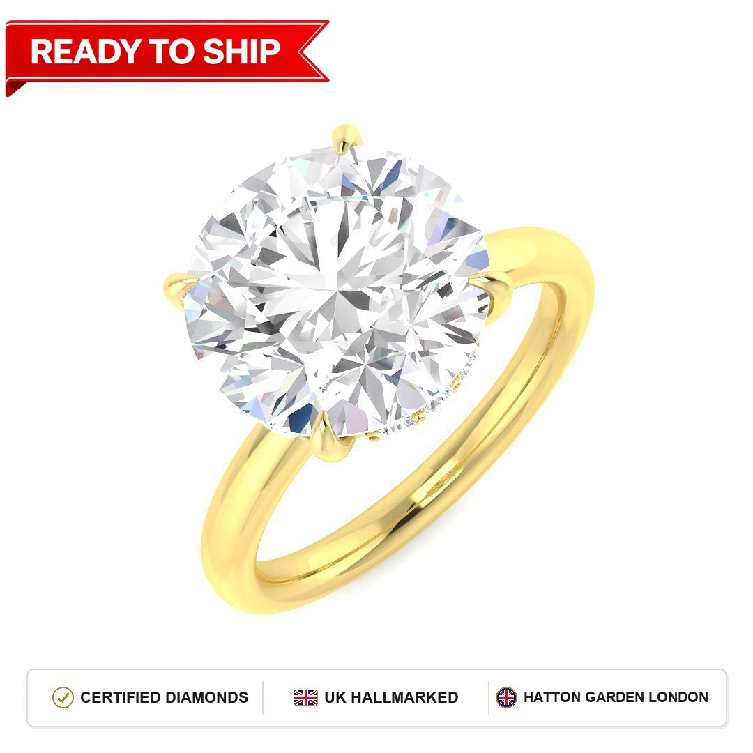 Lab grown diamond earring