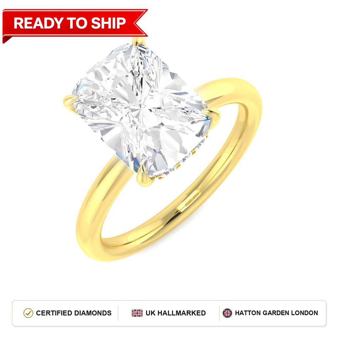 Lab grown diamond earring