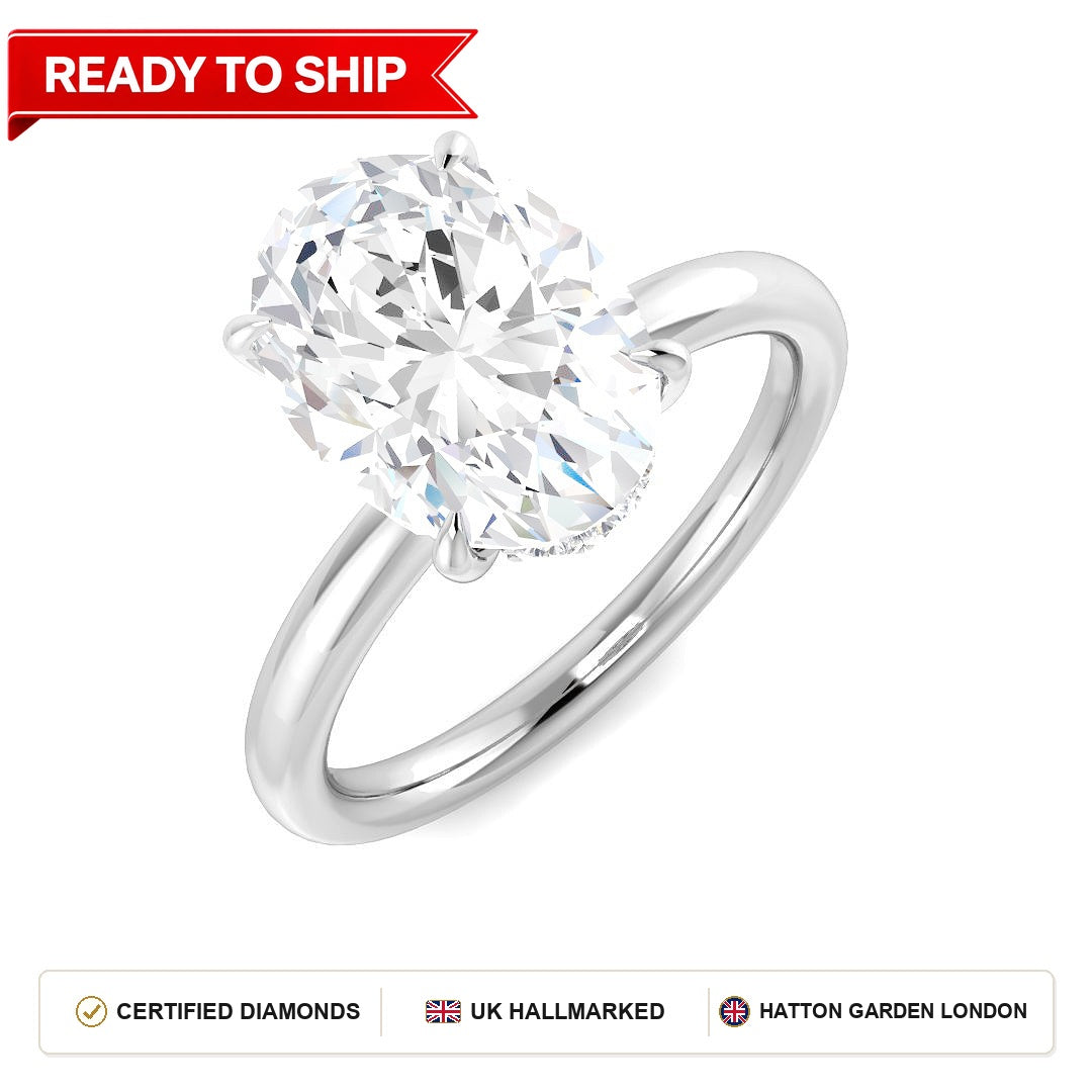 Lab grown diamond earring