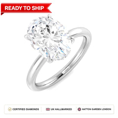 Lab grown diamond earring