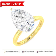 Lab grown diamond earring