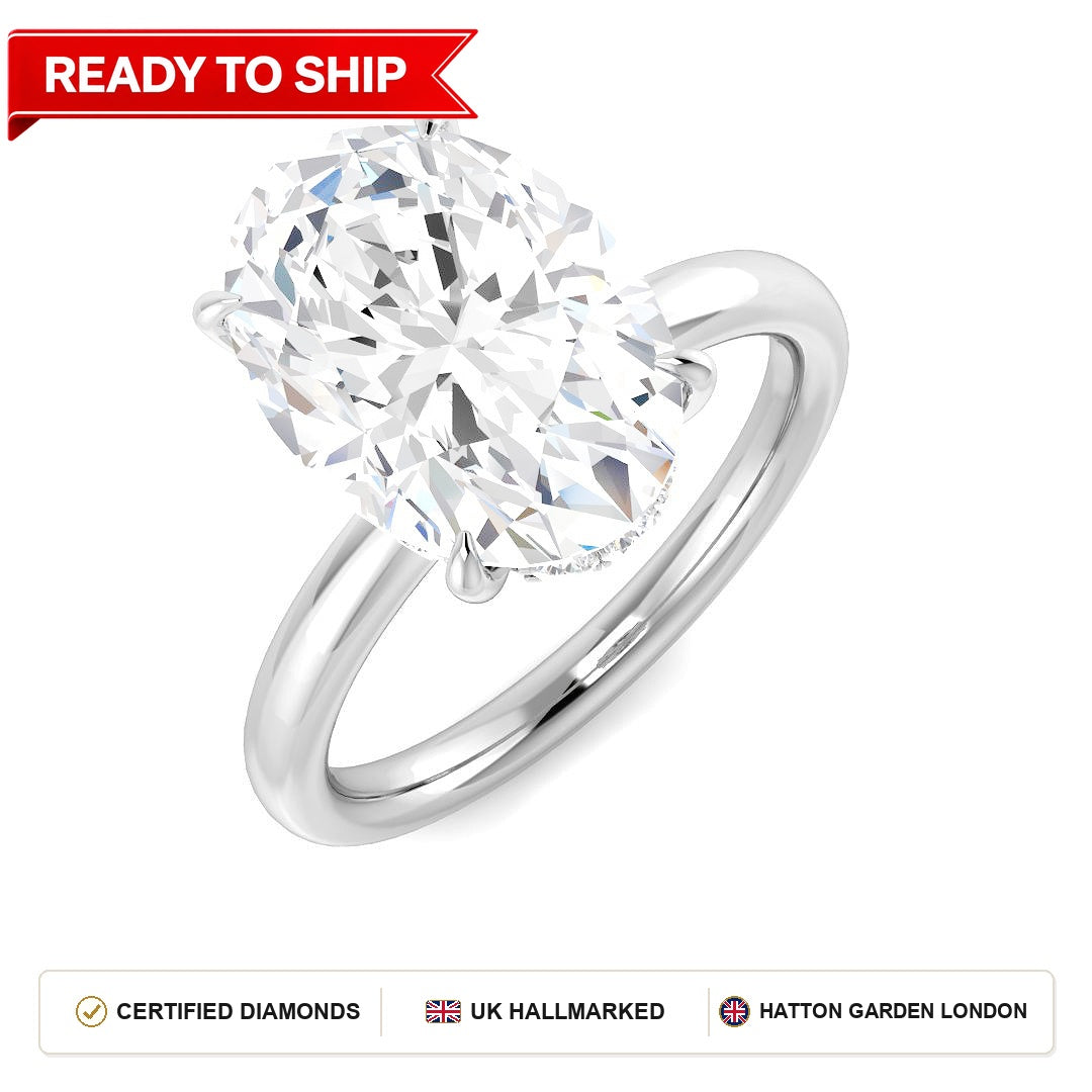 Lab grown diamond earring