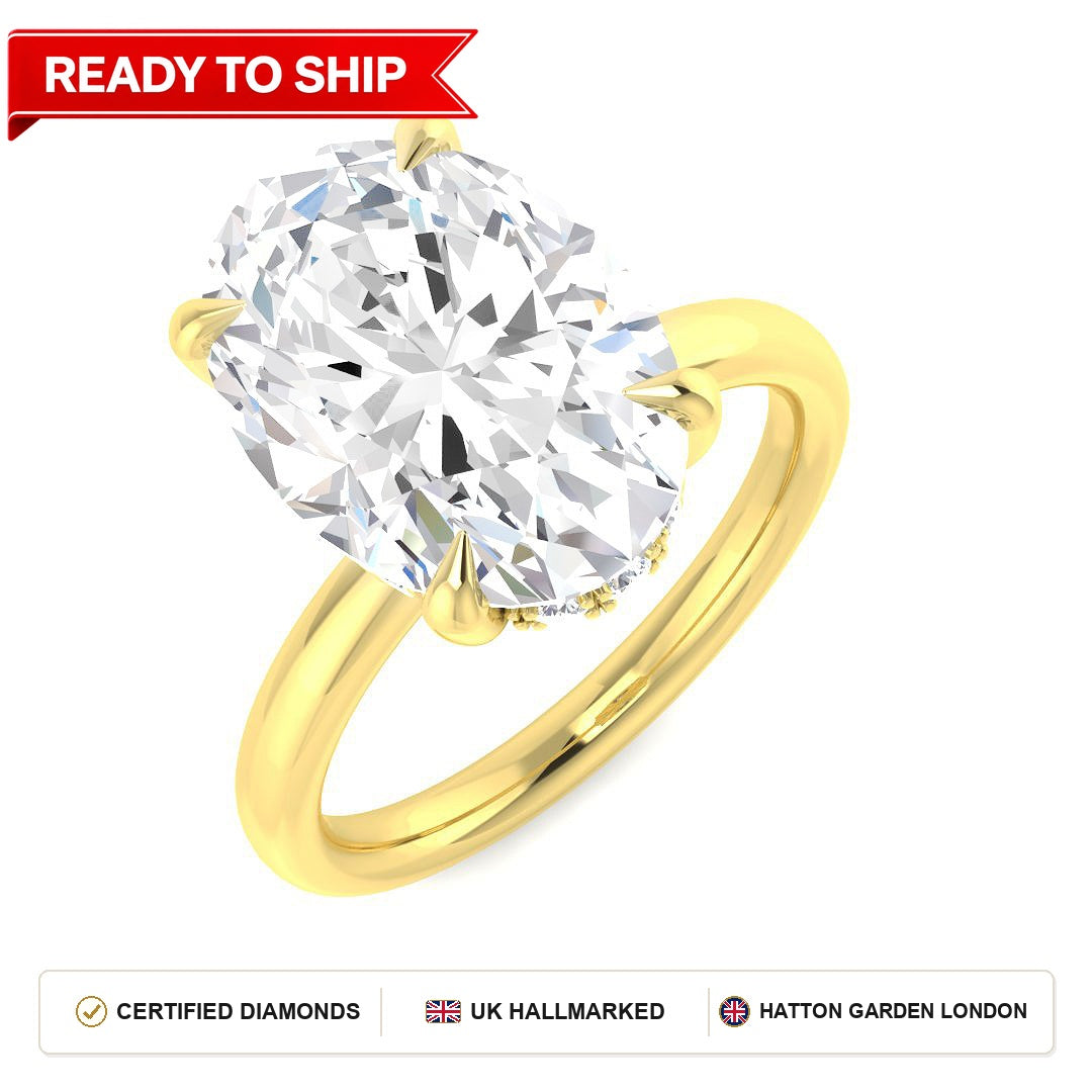 Lab grown diamond earring