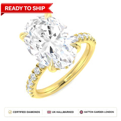 Lab grown diamond earring