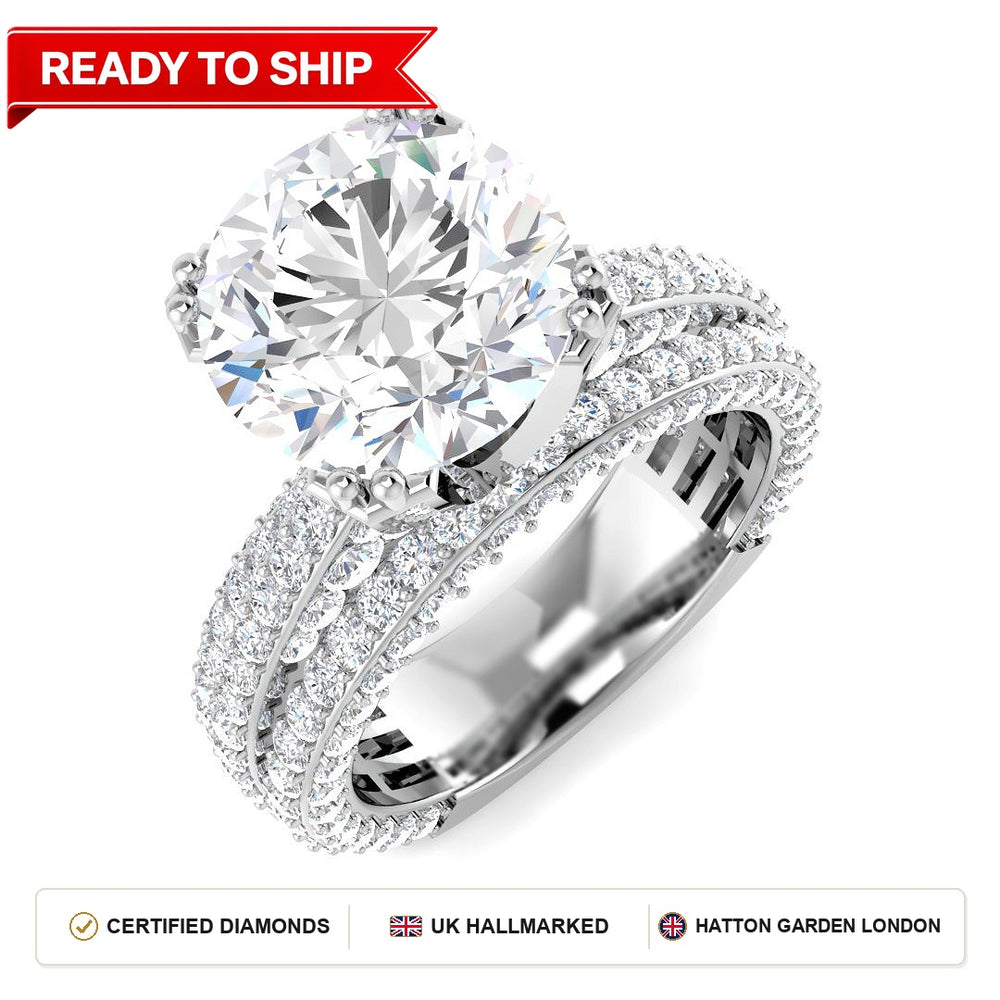 Lab grown diamond earring