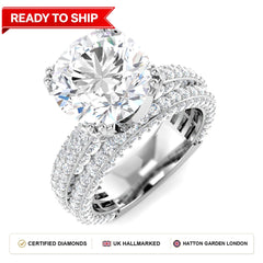 Lab grown diamond earring