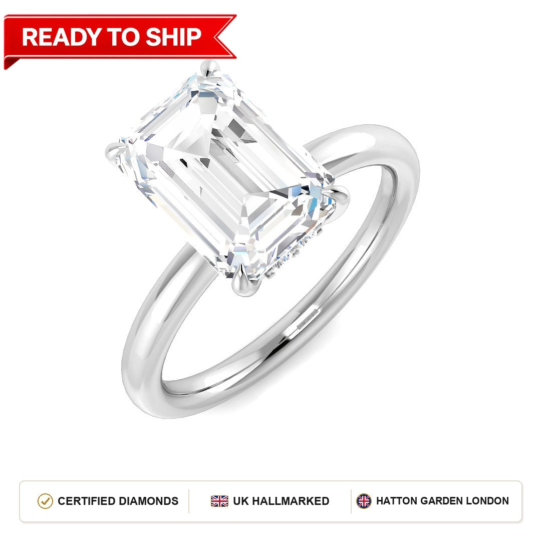 Lab grown diamond earring