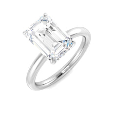 3.20 Ct D-E/VS Lab Grown Diamond Solitaire Ring 950 Platinum Ready To Ship