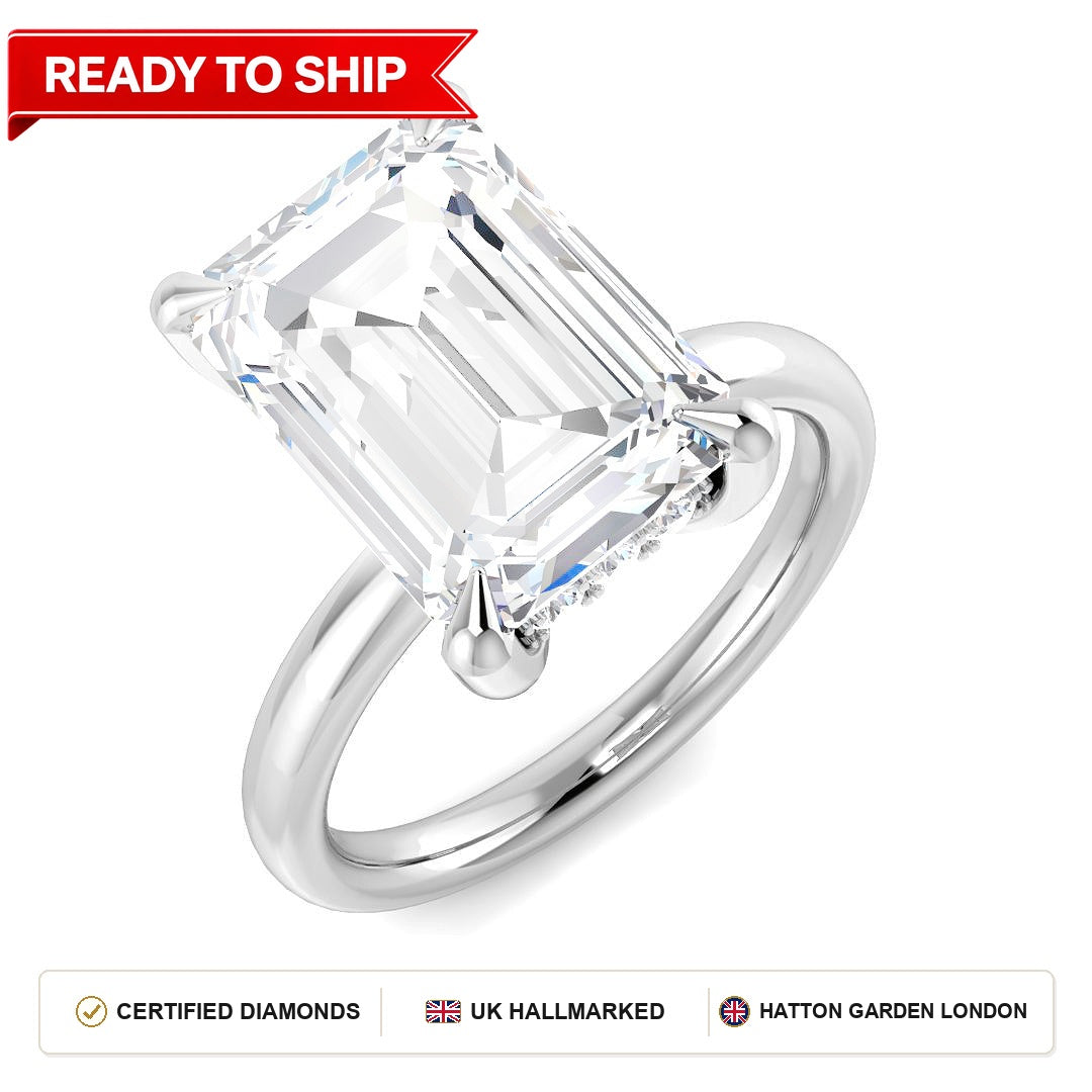 Lab grown diamond earring
