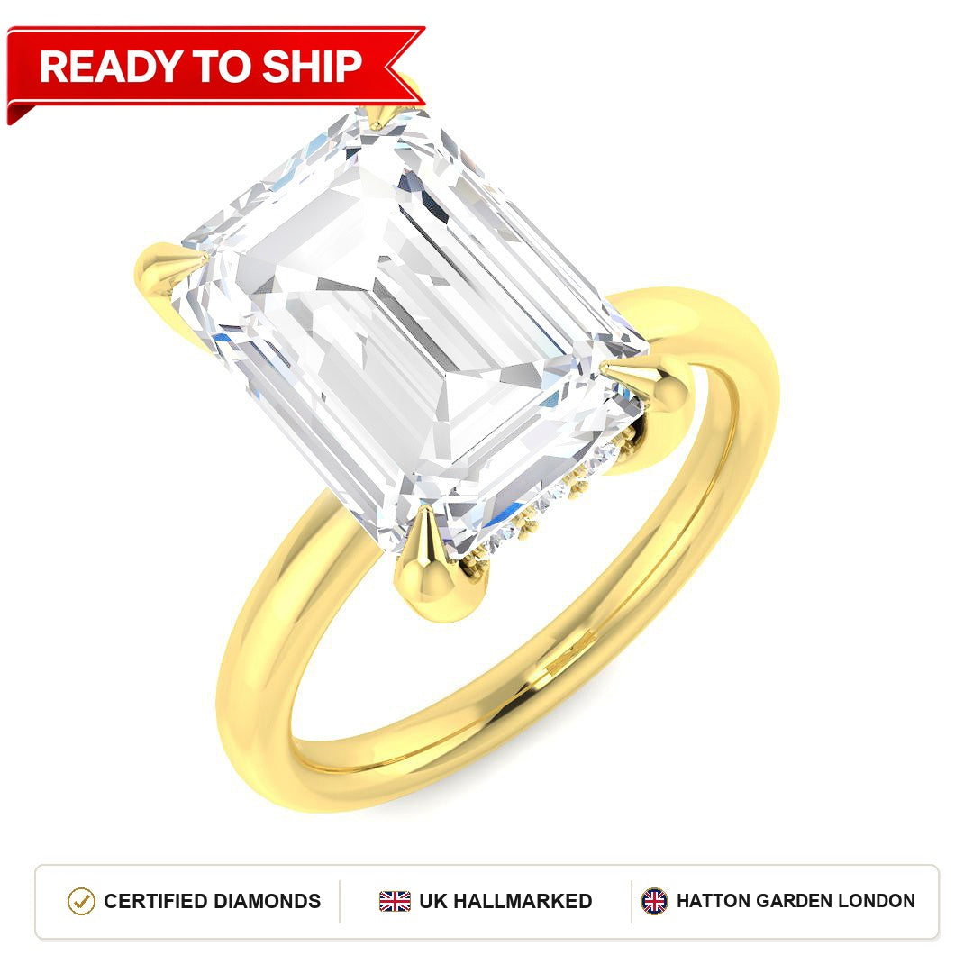 Lab grown diamond earring