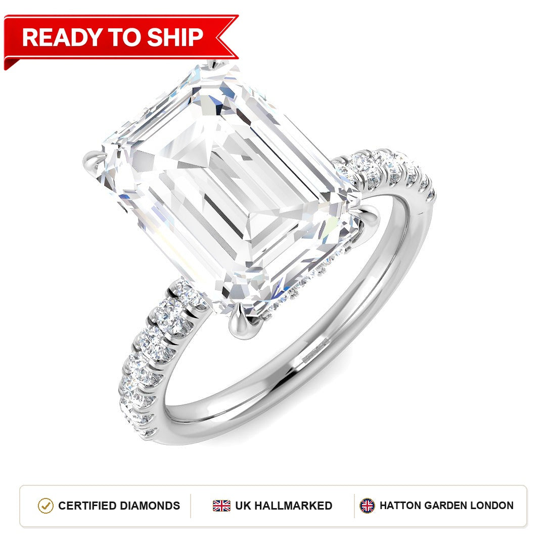 Lab grown diamond earring