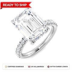 Lab grown diamond earring