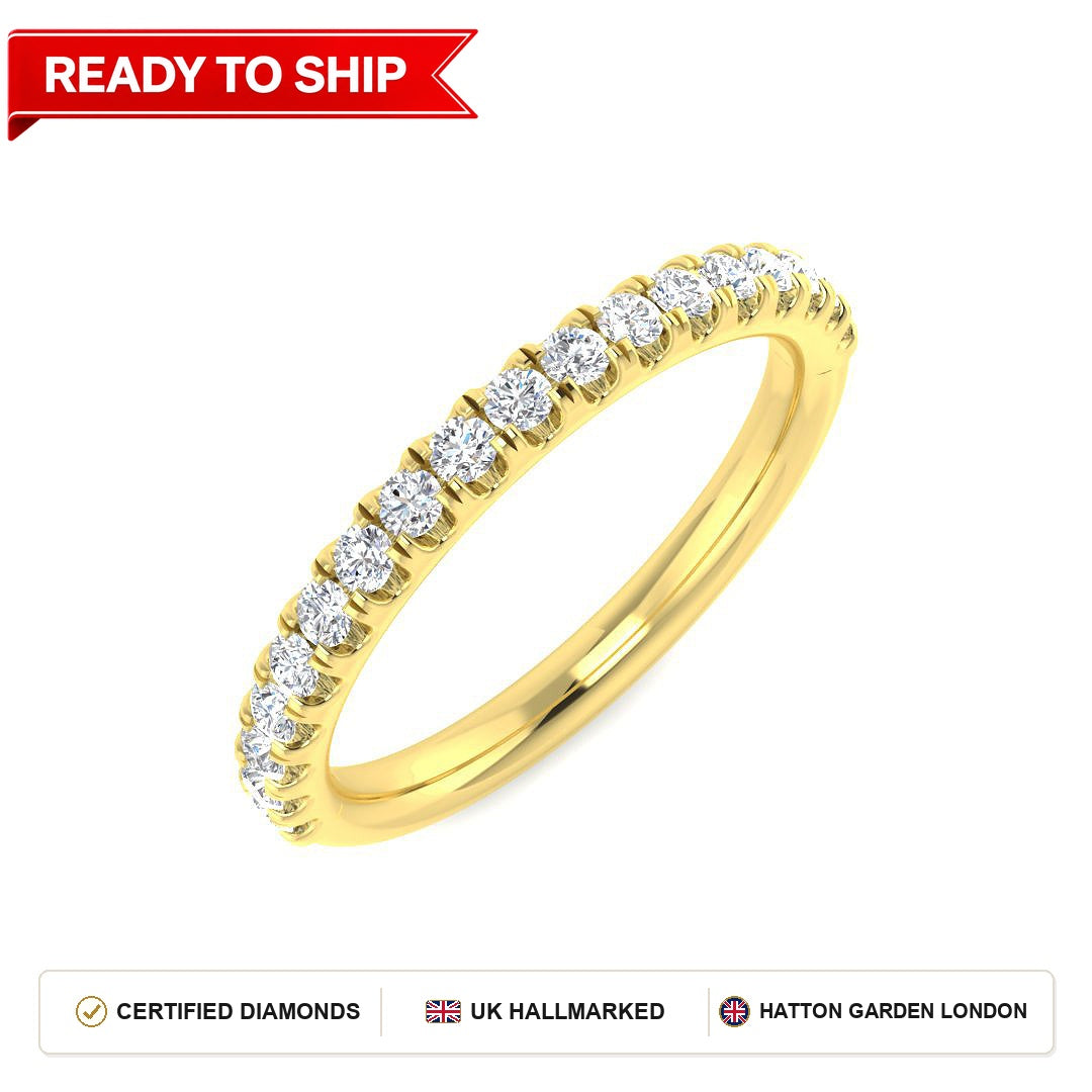 Lab grown diamond earring
