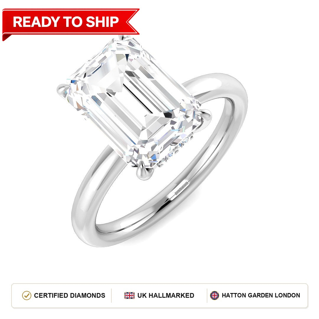 Lab grown diamond earring