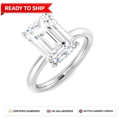 Lab grown diamond earring