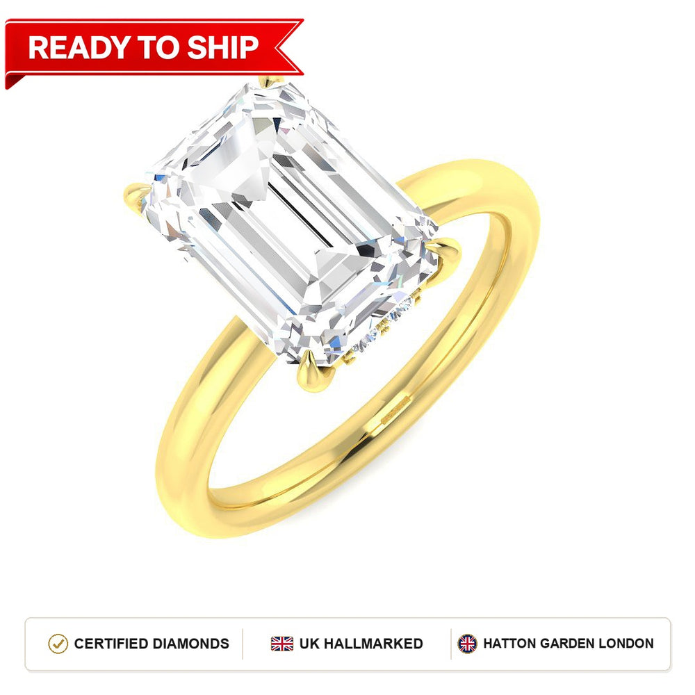 Lab grown diamond earring