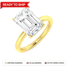 Lab grown diamond earring