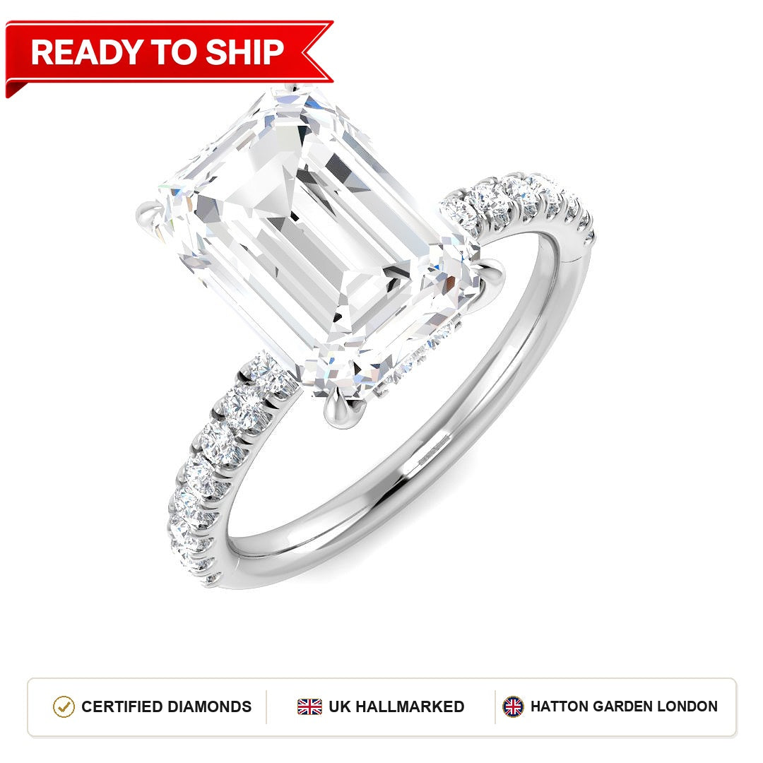 Lab grown diamond earring