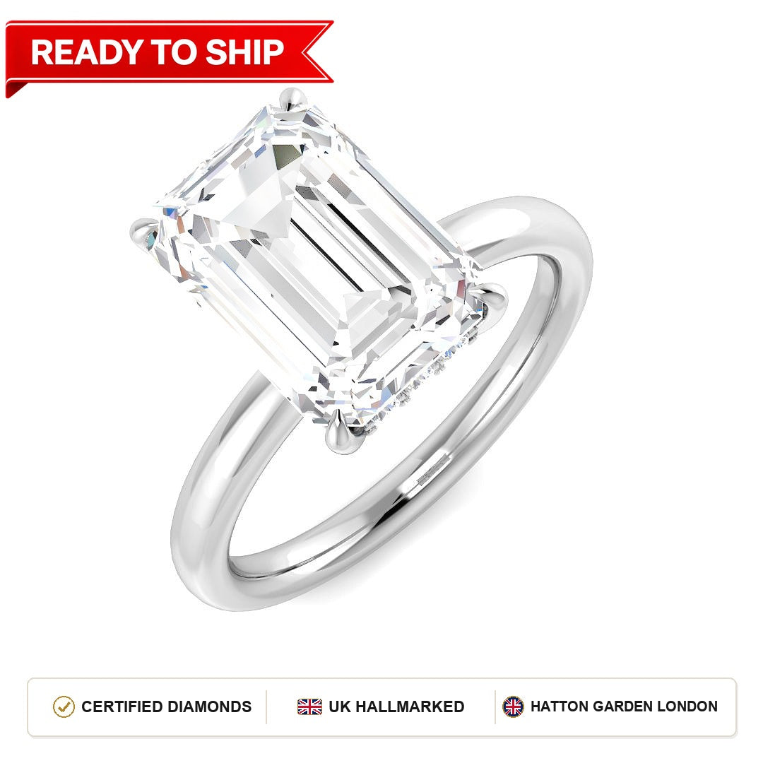 Lab grown diamond earring