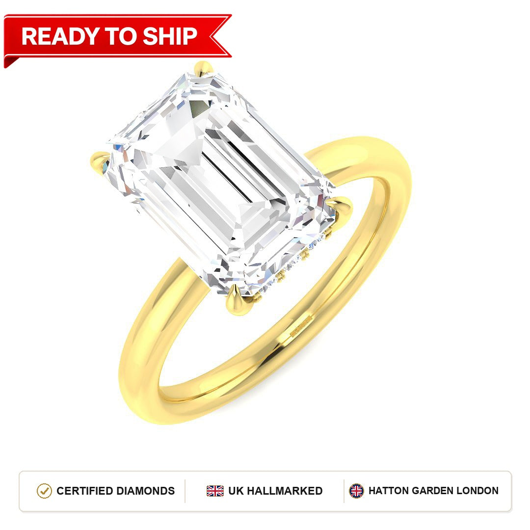 Lab grown diamond earring