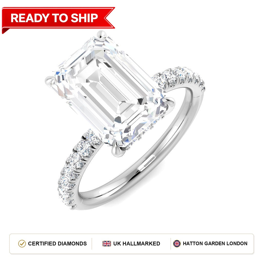 Lab grown diamond earring
