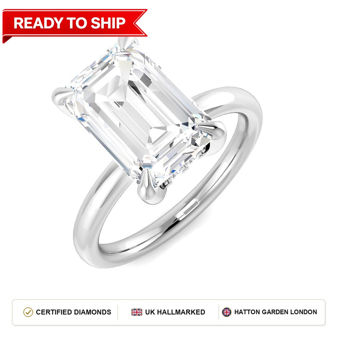 Lab grown diamond earring