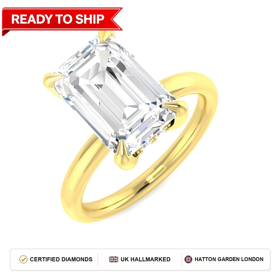 Lab grown diamond earring