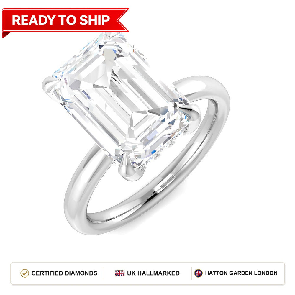 Lab grown diamond earring