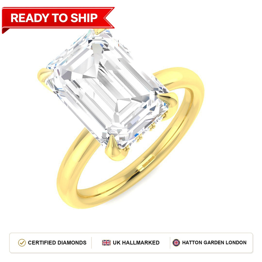Lab grown diamond earring