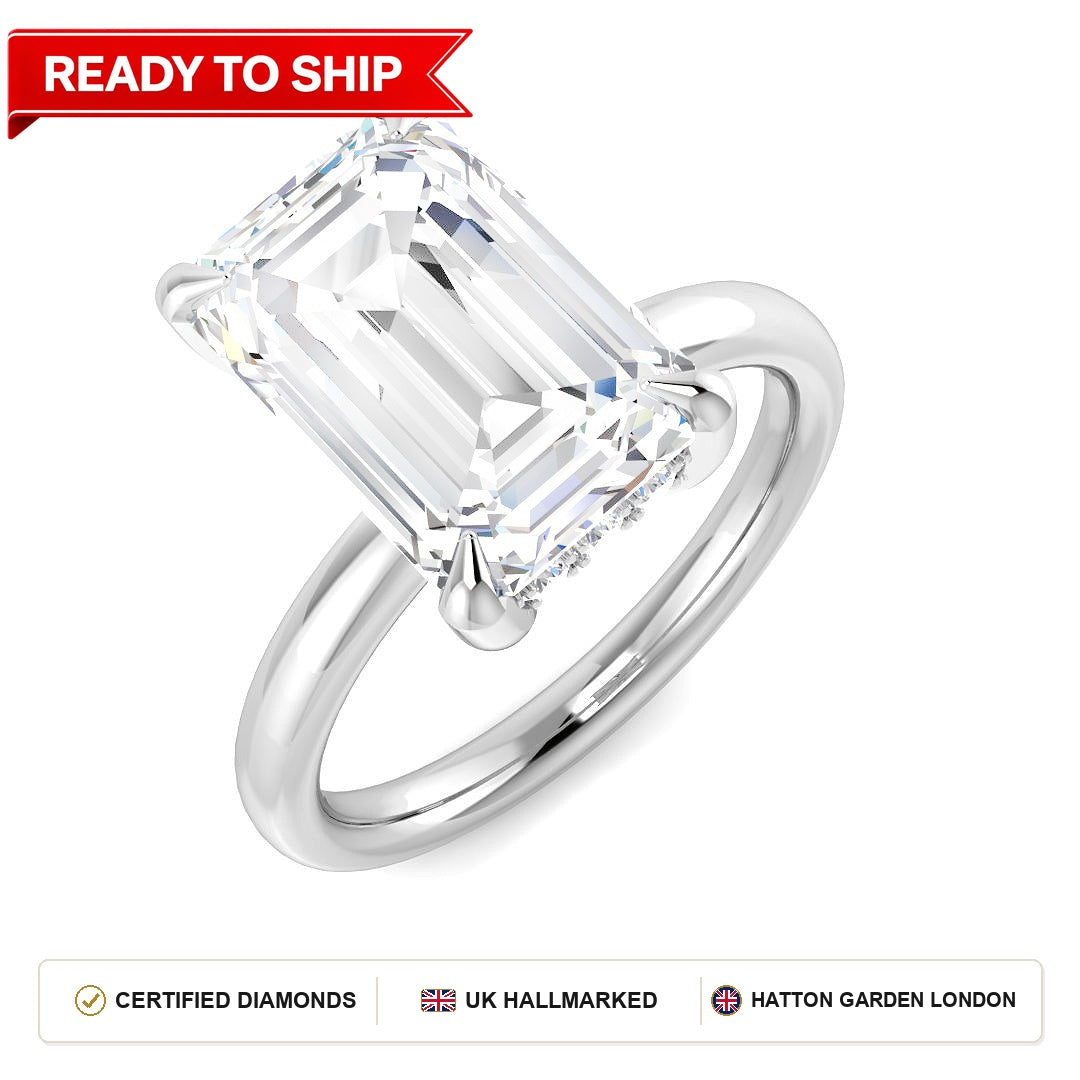 Lab grown diamond earring