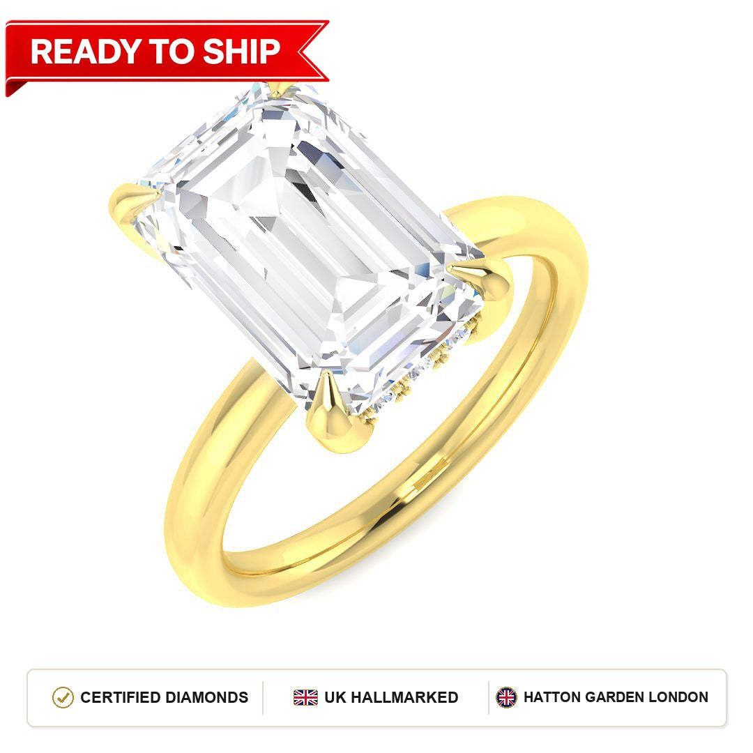 Lab grown diamond earring