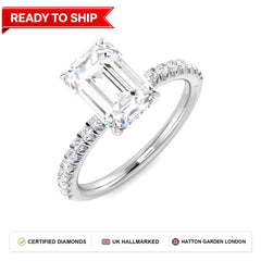Lab grown diamond earring