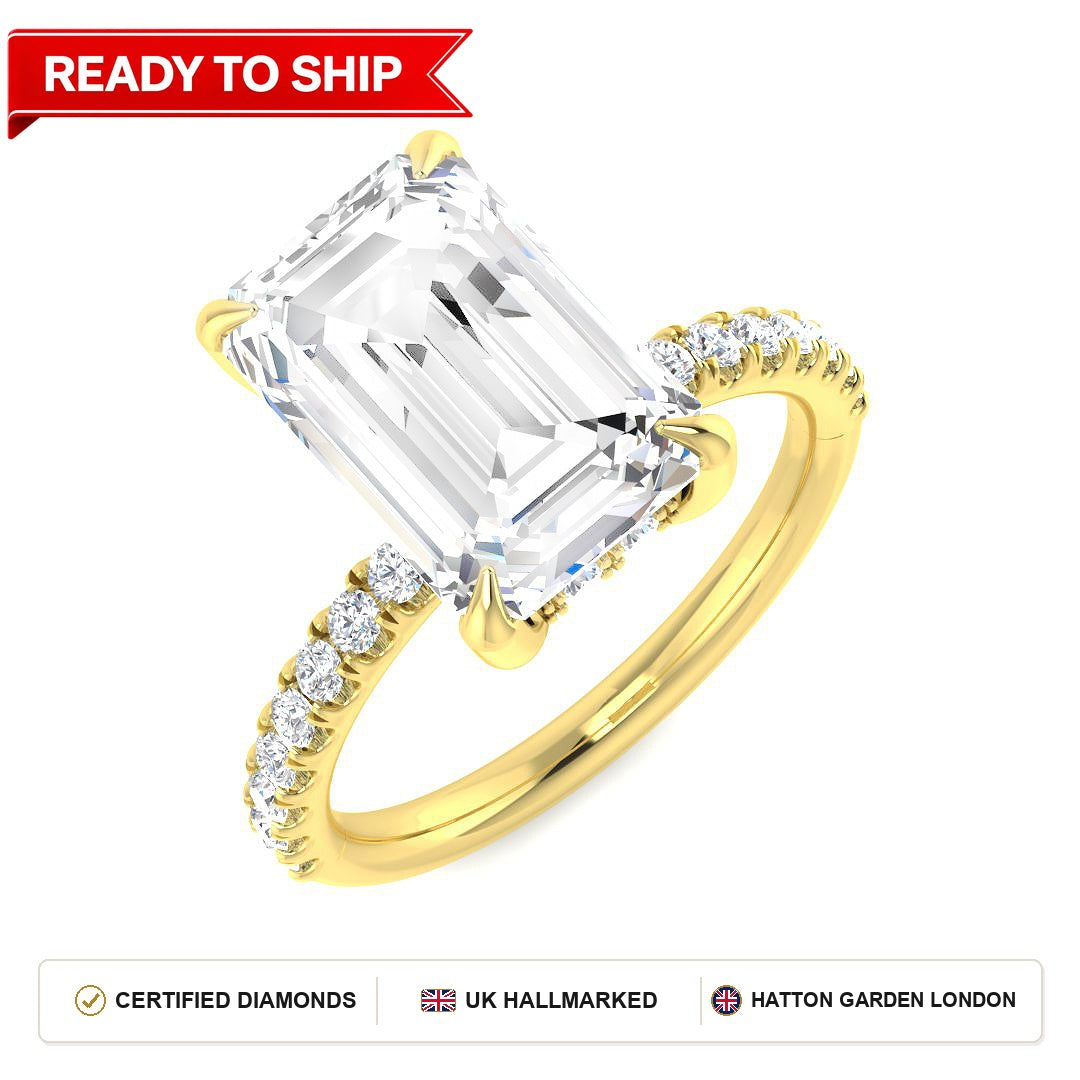Lab grown diamond earring