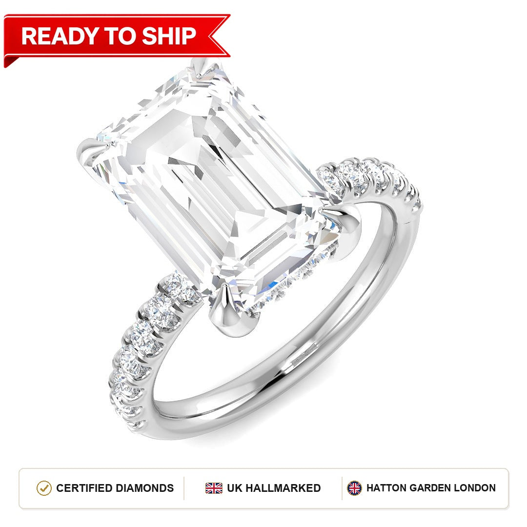 Lab grown diamond earring