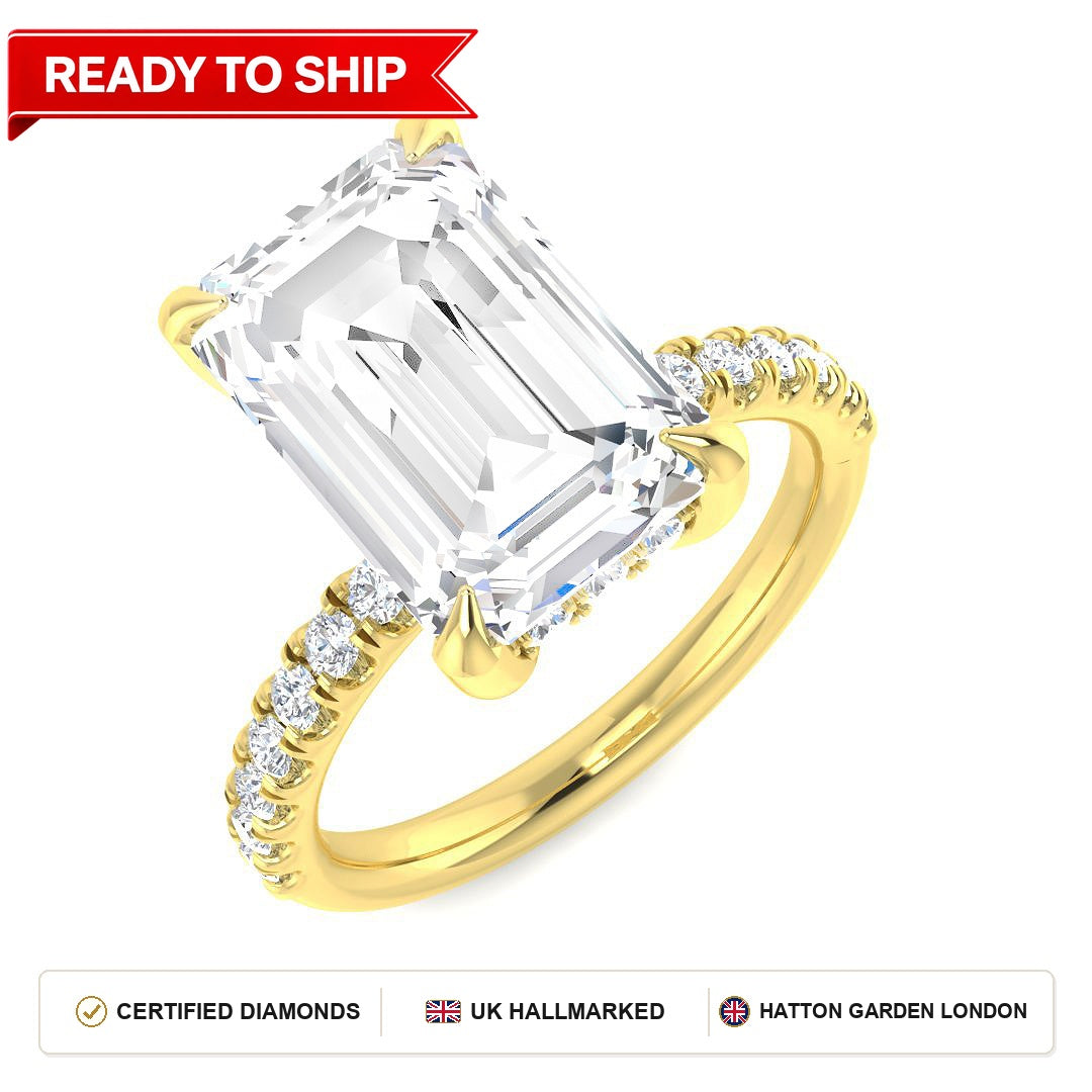 Lab grown diamond earring