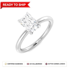 Lab grown diamond earring