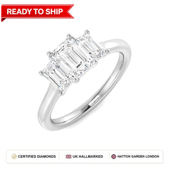 Lab grown diamond earring