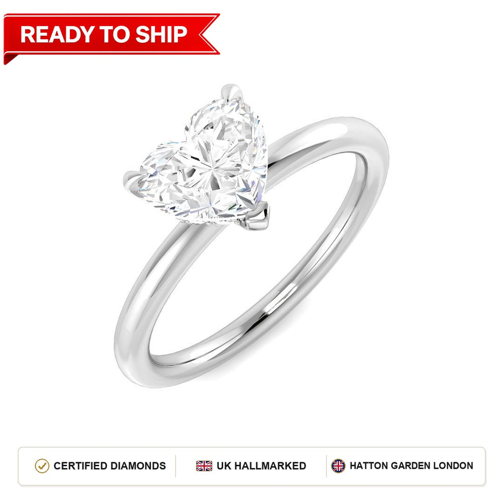 Lab grown diamond earring