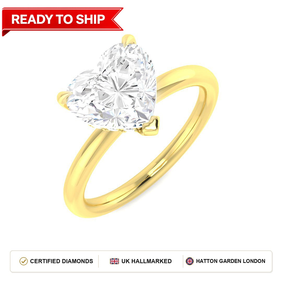 Lab grown diamond earring