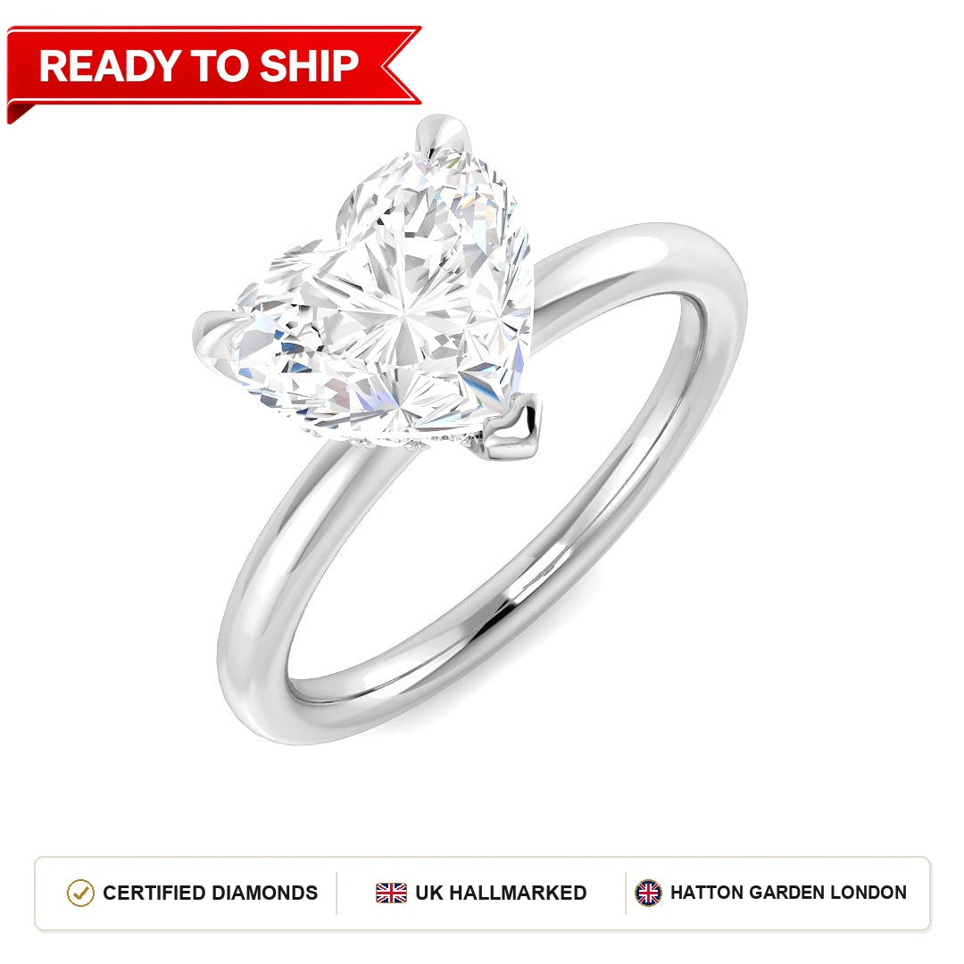 Lab grown diamond earring