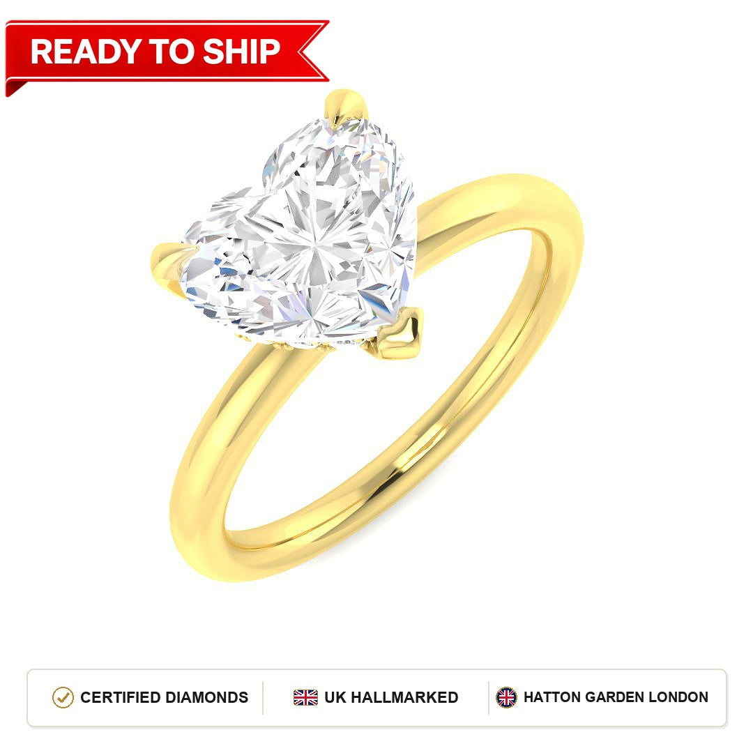 Lab grown diamond earring
