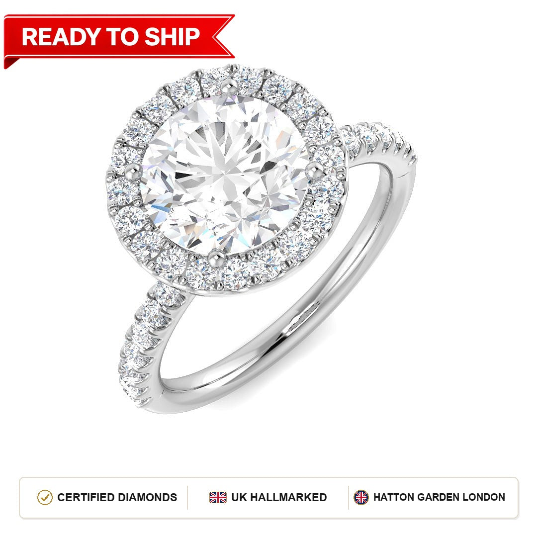 Lab grown diamond earring