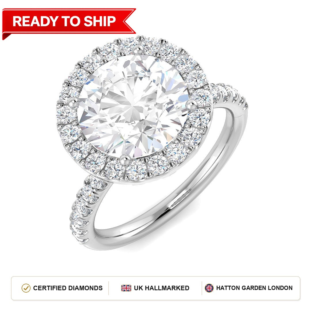 Lab grown diamond earring